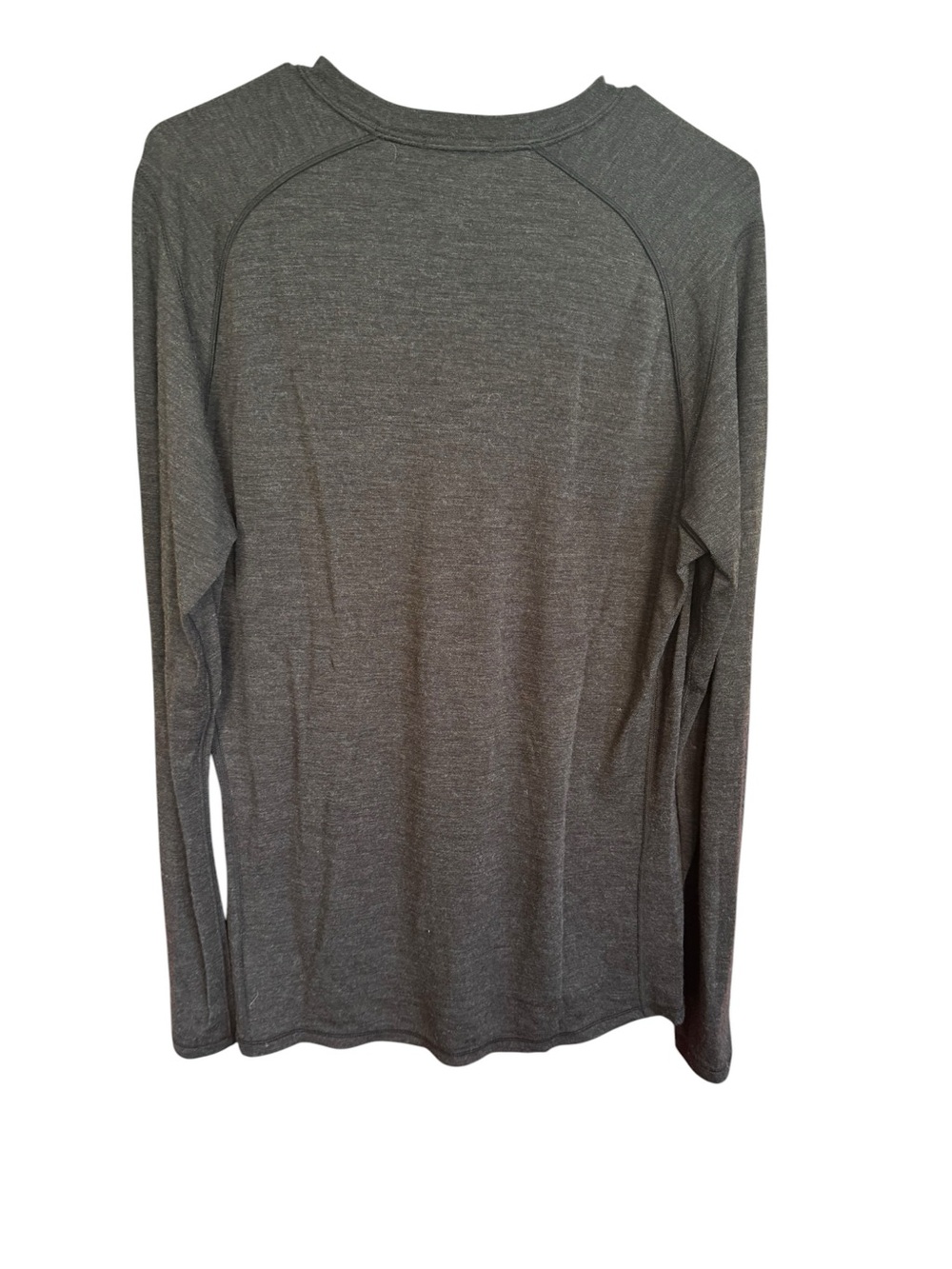 Men’s Smartwool merino wool Long Sleeve Shirt in grey size large - Picture 2 of 6